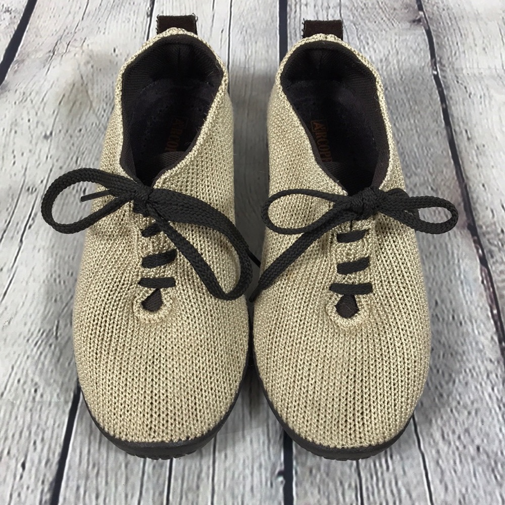 Arcopedico Vegan Knit Lace Up Shoes